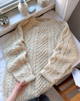 The French Knot Chunky Fisherman Sweater (XL)