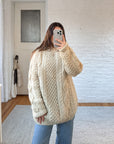 The French Knot Chunky Fisherman Sweater (XL)