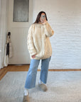 The French Knot Chunky Fisherman Sweater (XL)