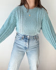 The Turquoise Lake Sweater (XL)