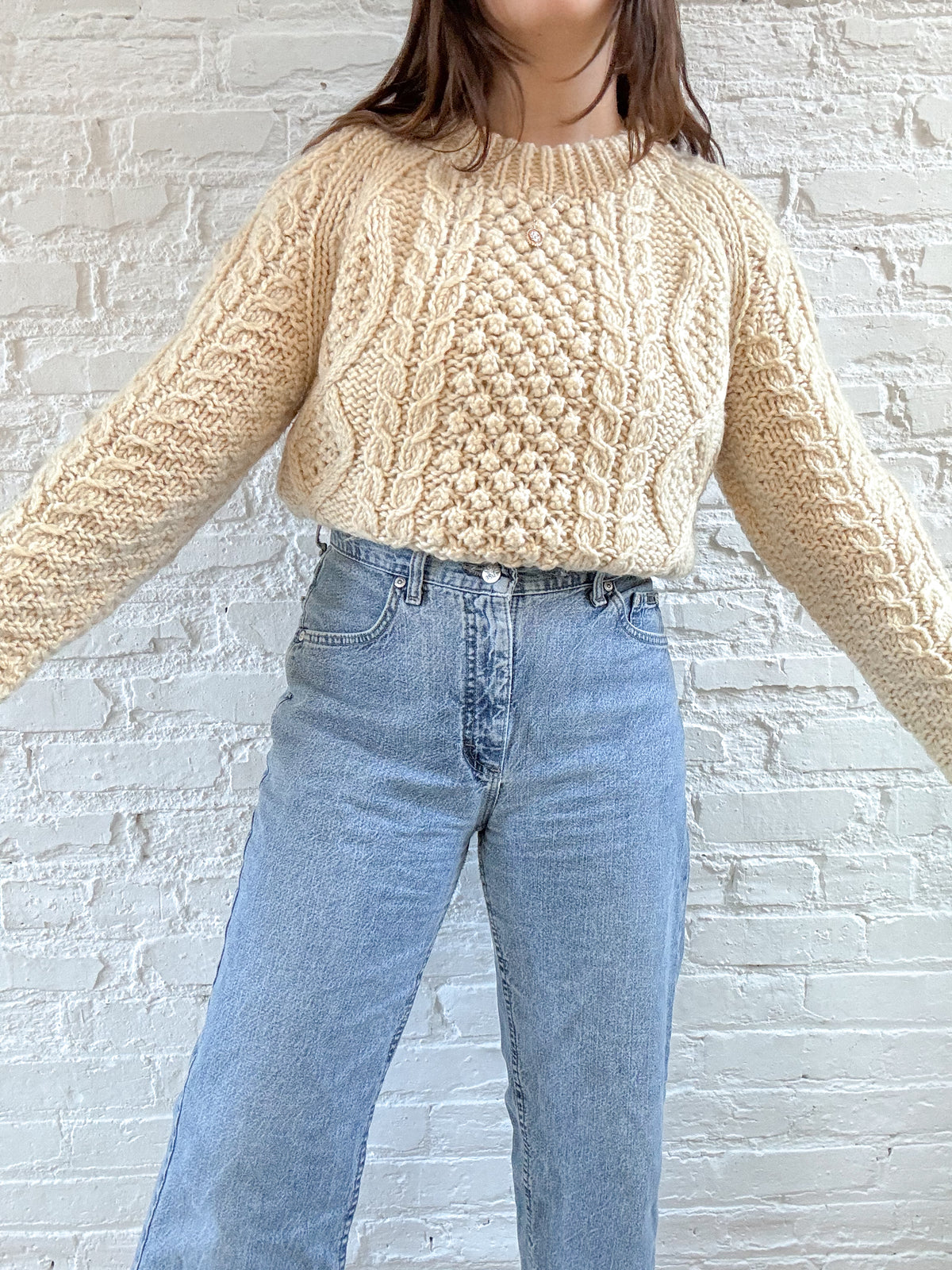 Free People x French Knot Chunky Woven Fisherman Hat | NWT Puff Stitch Bucket Hat Tutorial for Beginners | TikTok main image 2
