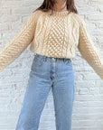 The French Knot Chunky Fisherman Sweater (XL)