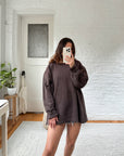 The Brown Cozy Pullover (XXL)