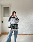 The Snowman Tapestry Crewneck (L)