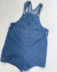 The Solstice Denim Romper (S Maternity)