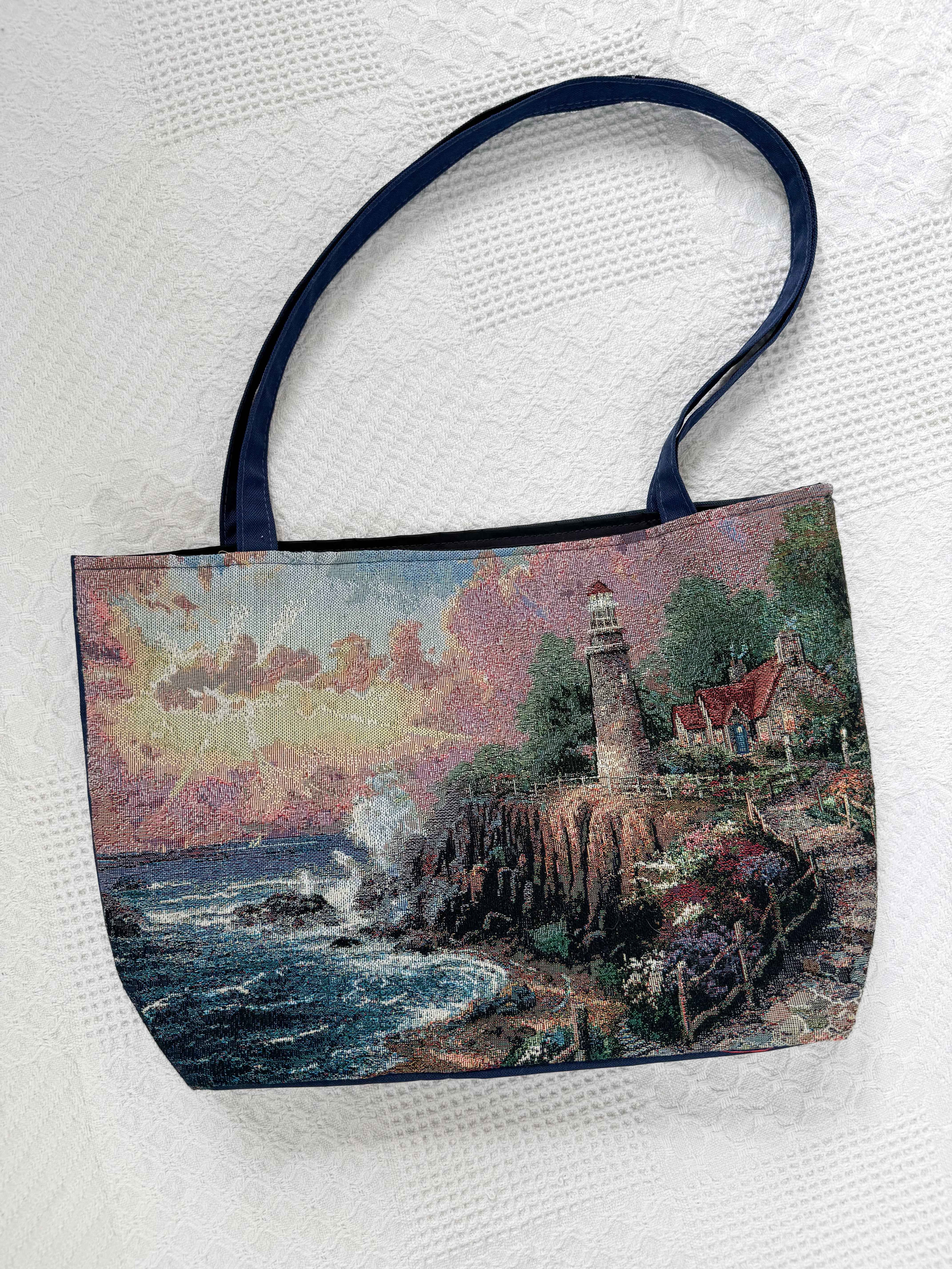The Lighthouse Tapestry Bag