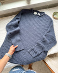 The Slate Blue Sweater (XL)