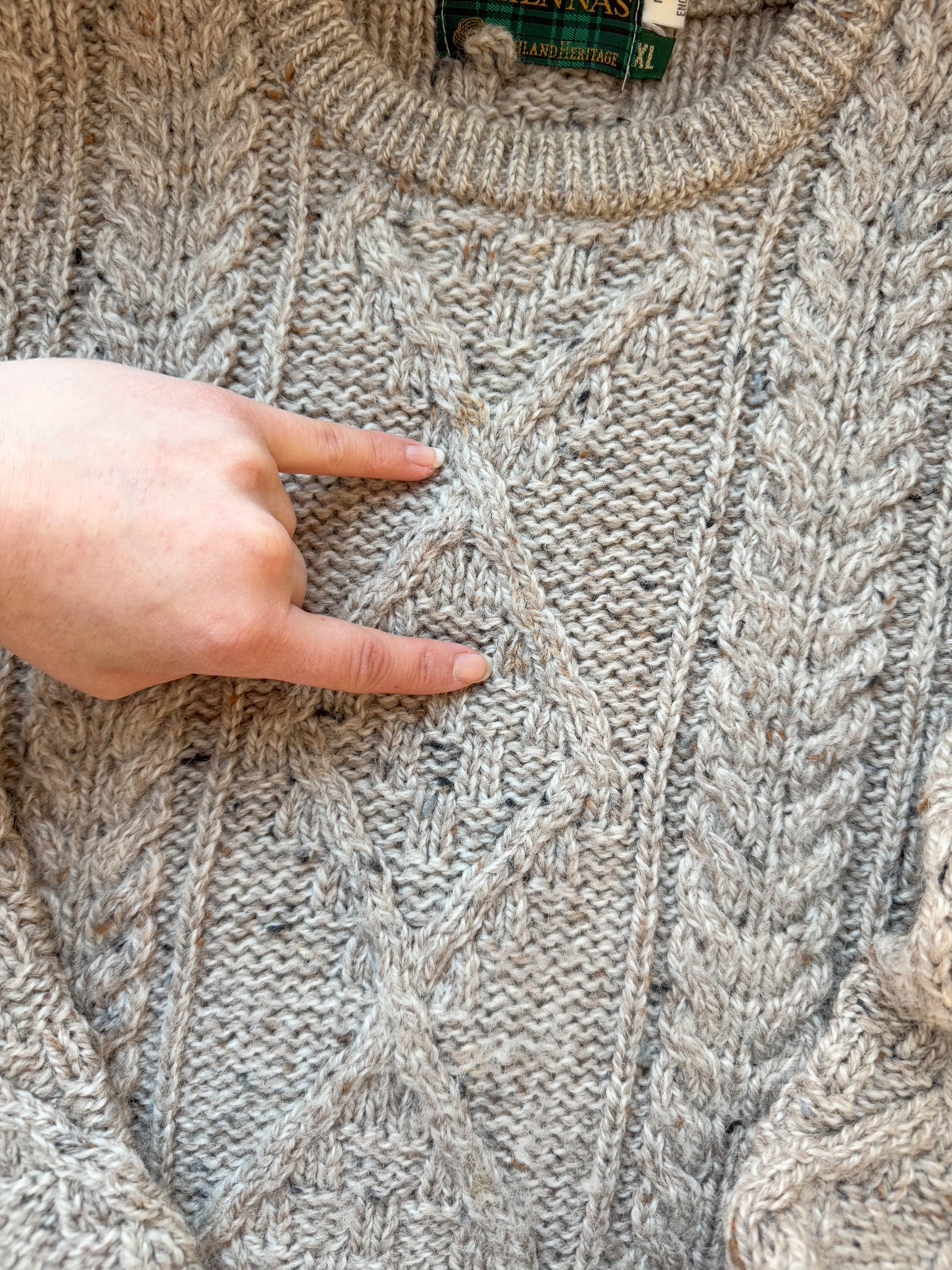 The Speckled Reading Nook Sweater (XL)