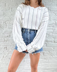 The Chevron Striped Sweater (LT)