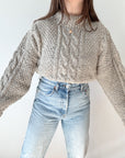 The Chunky Cable Knit Sweater (XL)