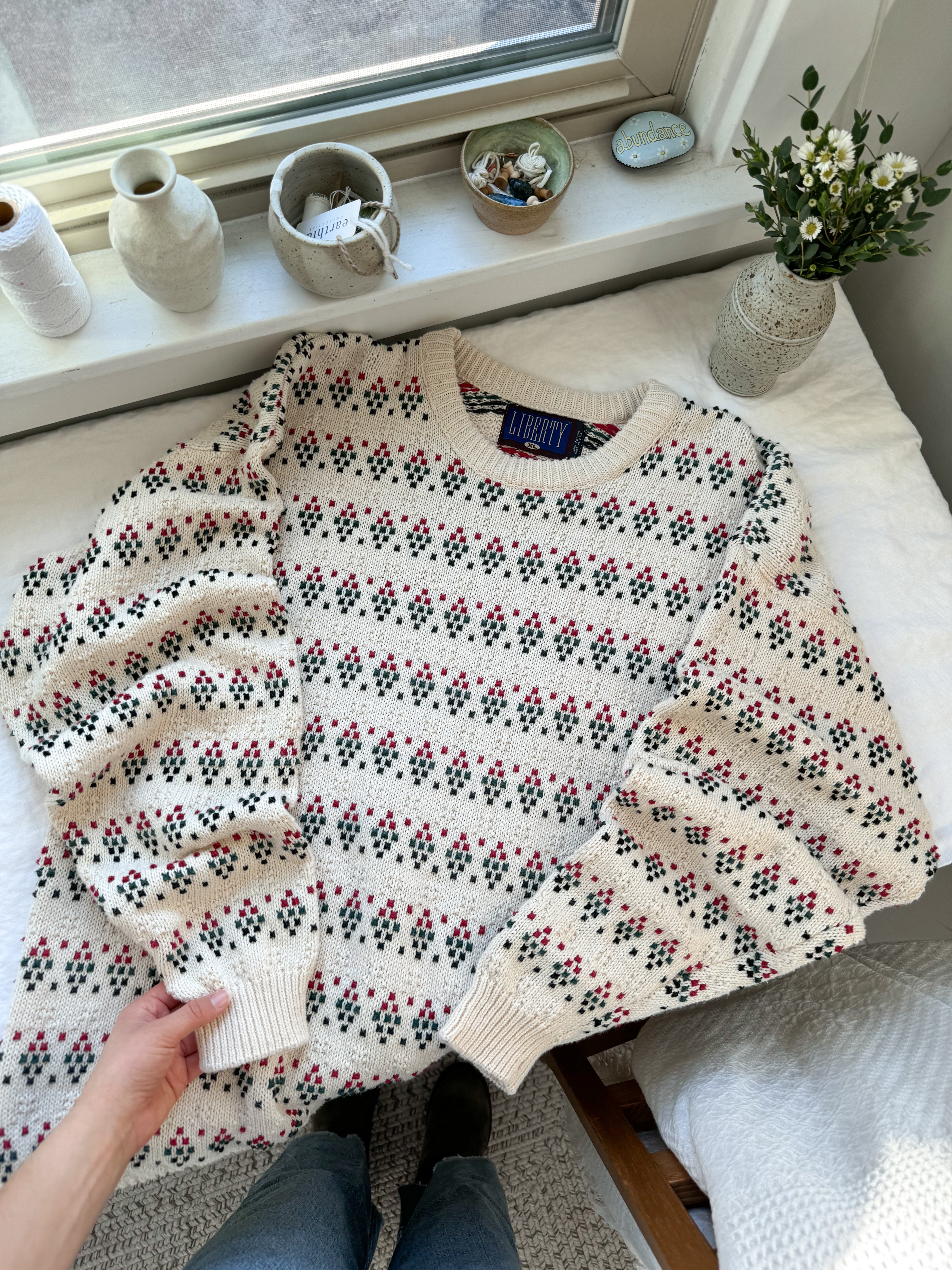 The Diamond Dot Sweater (XL)