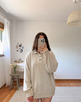 The Oatmeal Henley Sweater (XL)