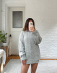 The Grey Textured Sweater (L)