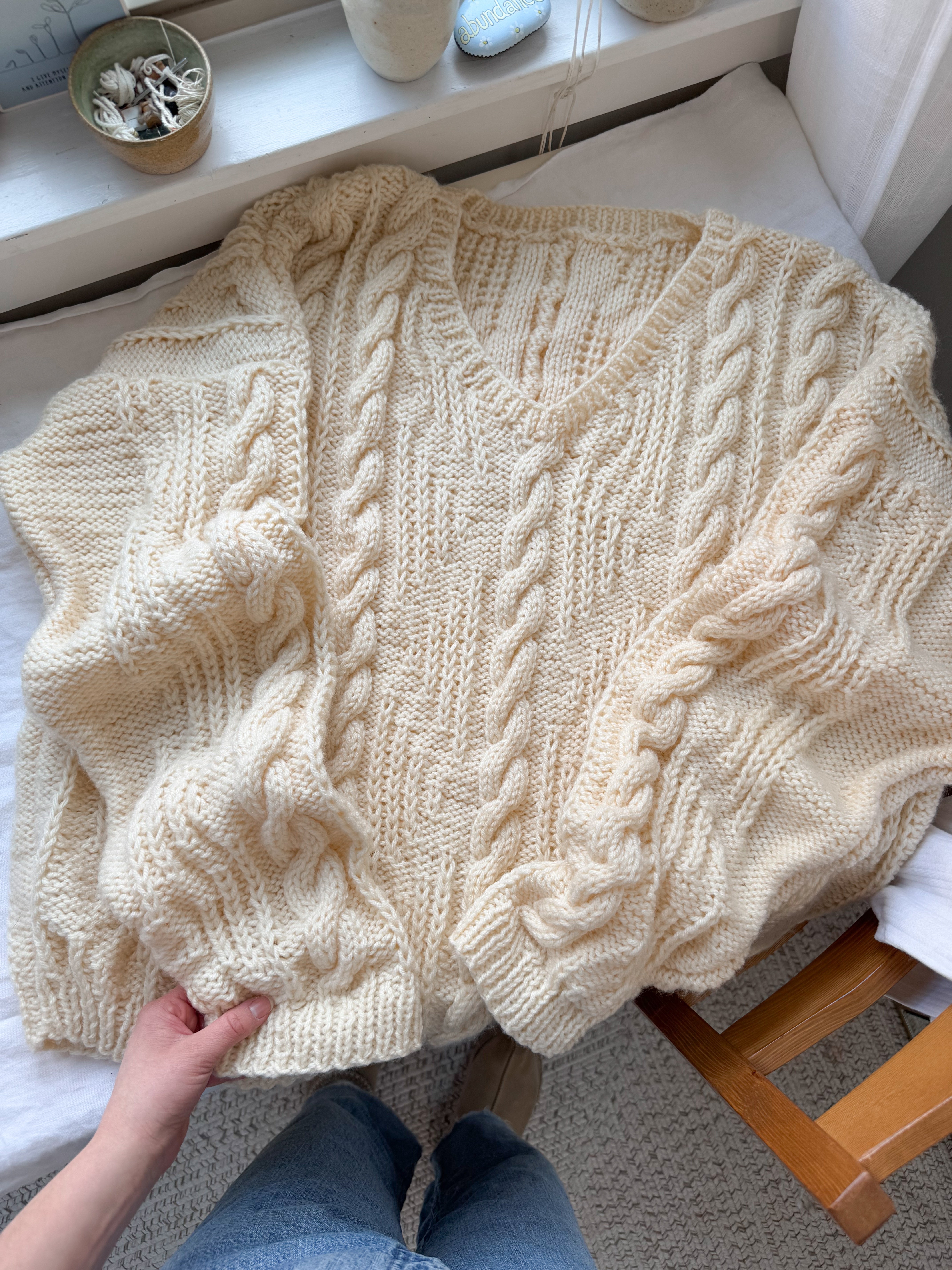 The Hand Knit Granny Sweater (XL)