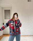 The Patchwork Knit Cardi (M)