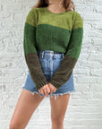 The Tritone Chenille Sweater (L)