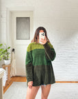 The Tritone Chenille Sweater (L)