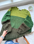 The Tritone Chenille Sweater (L)