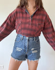 The Brick Flannel Henley (L)