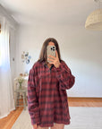 The Brick Flannel Henley (L)