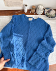 The Royal Blue Chain Cardigan (L)