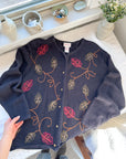 The Thanksgiving Leaf Cardigan (L)