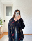 The Thanksgiving Leaf Cardigan (L)