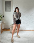 The Neutral Abstract Sweater (L)