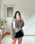 The Neutral Abstract Sweater (L)