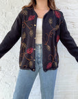 The Thanksgiving Leaf Cardigan (L)