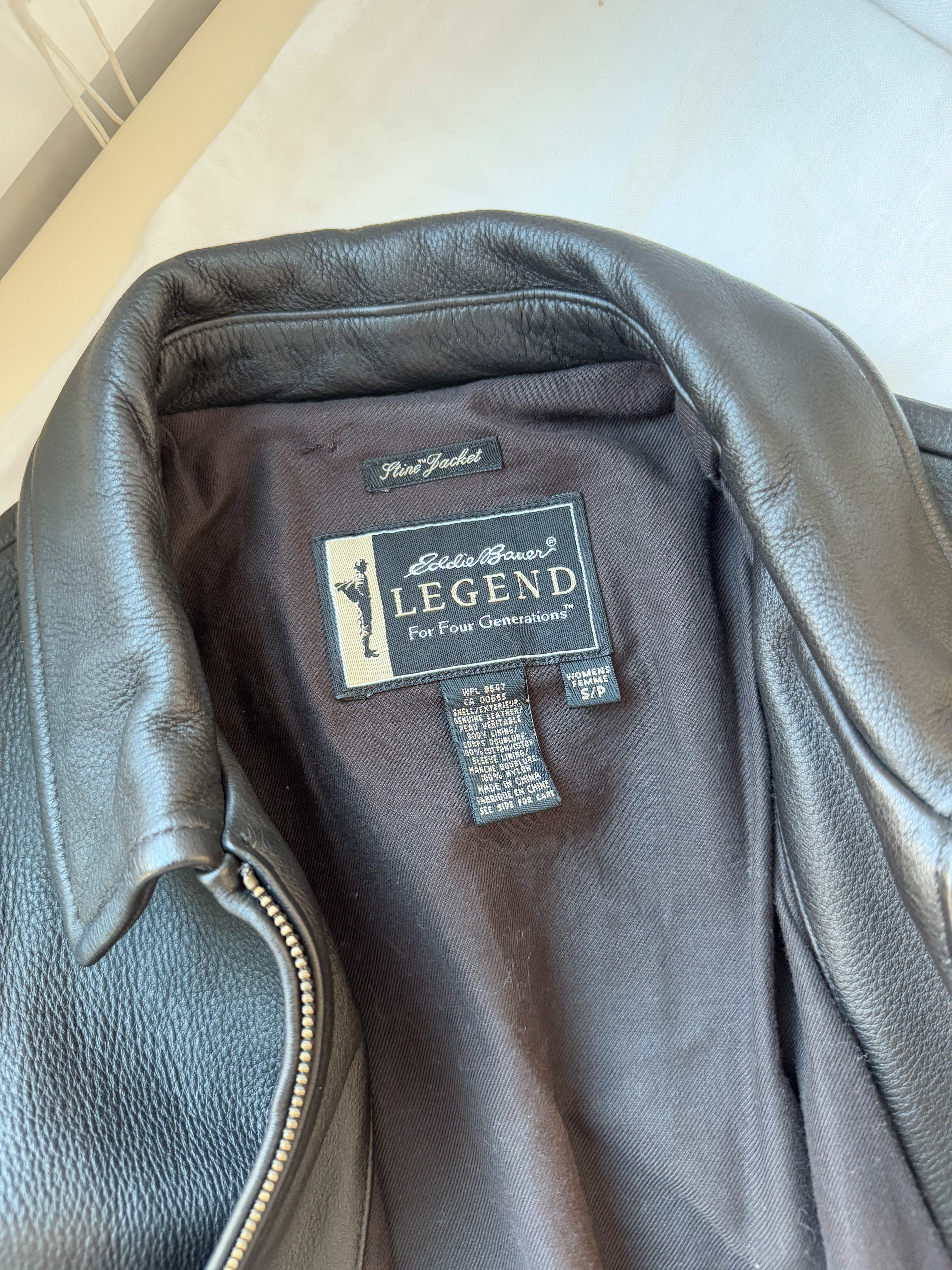 The Dark Coffee Bean Leather Jacket (S)