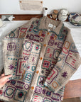 The Abstract Shapes Cardigan (M)