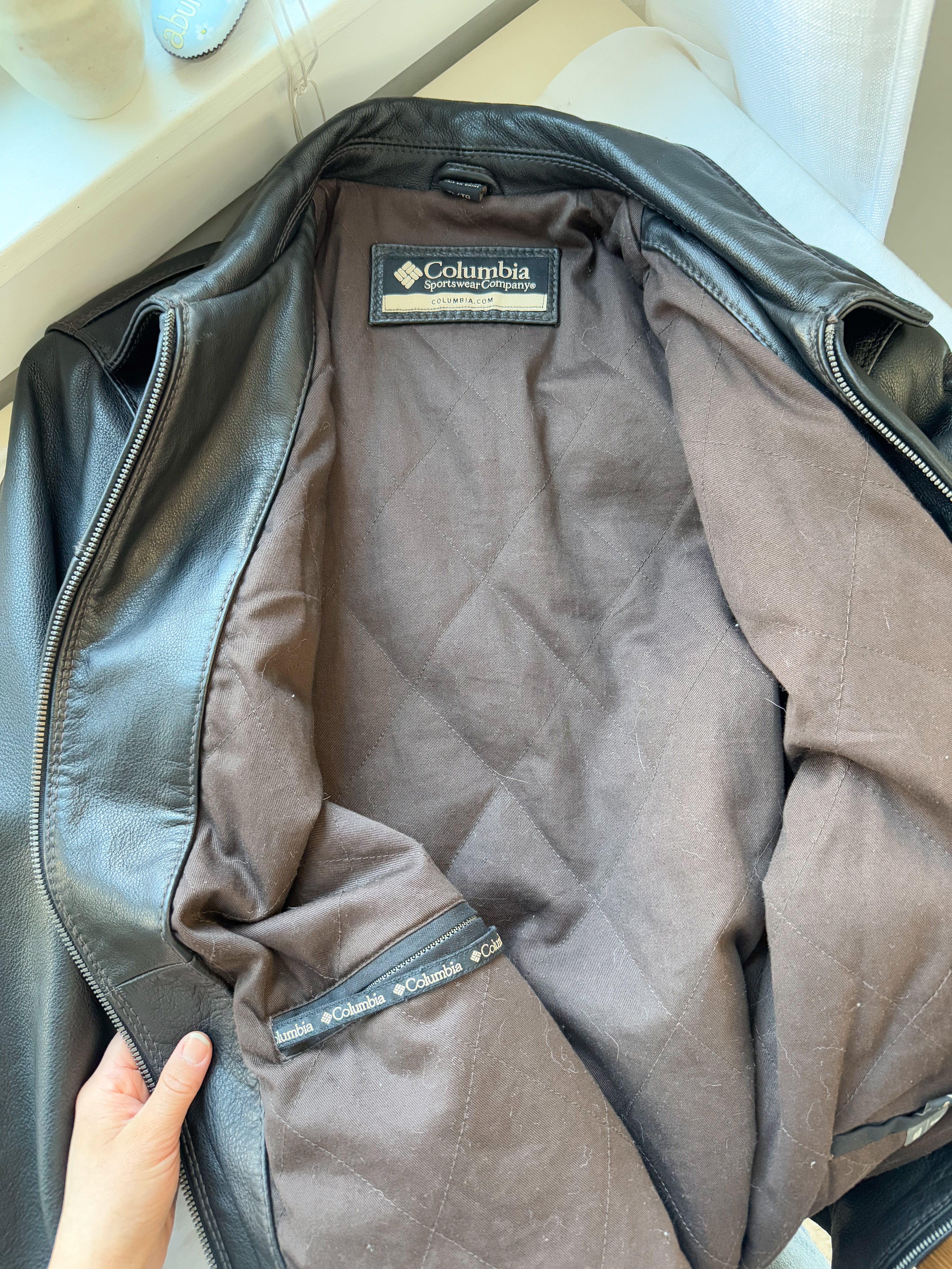 The Warm &amp; Cozy Leather Jacket (XL)