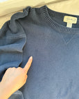 The Navy Knit Sweater (XL)