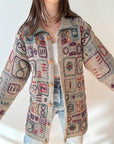 The Abstract Shapes Cardigan (M)