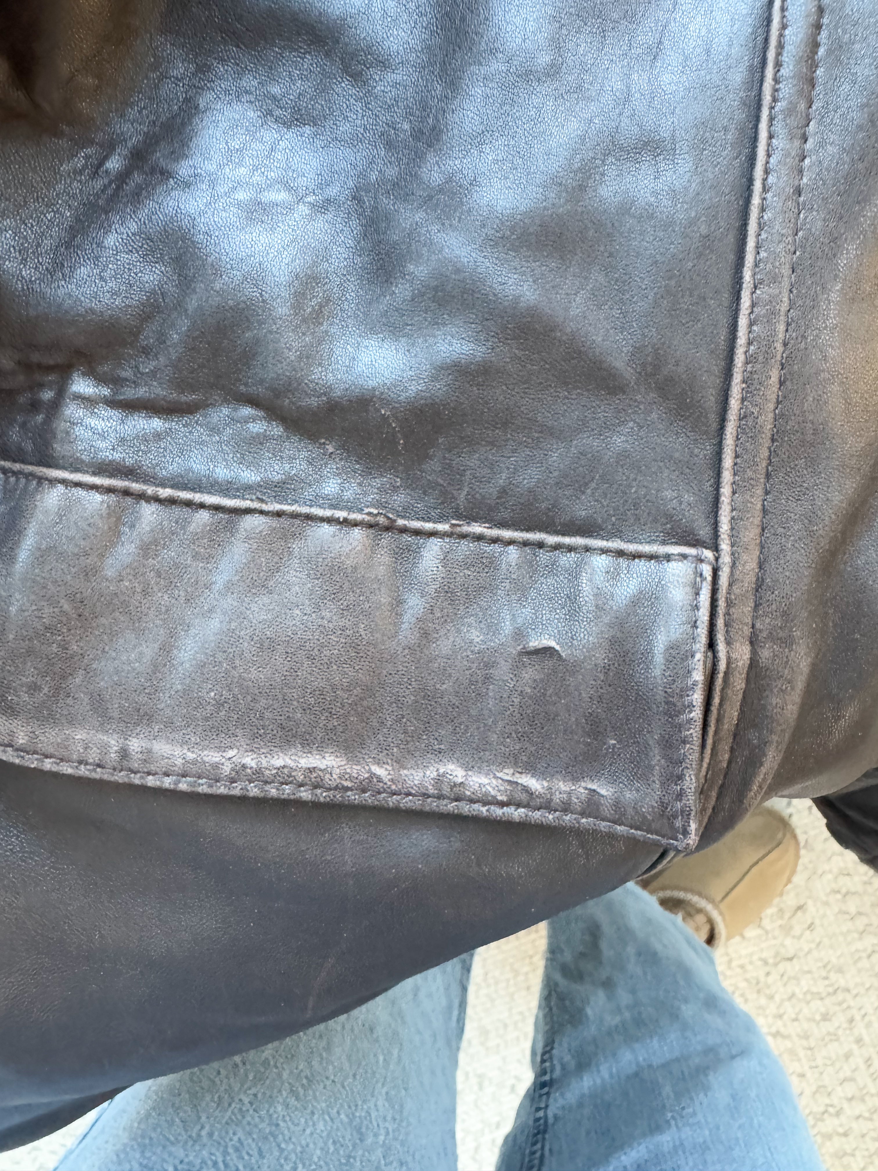The Chocolate Brown Leather Jacket (XL)