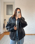 The Grease Lightning Leather Bomber Jacket (L)