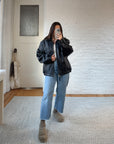 The Grease Lightning Leather Bomber Jacket (L)