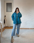 The LL Bean Teal Puffer Jacket (M)