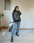 The Diamond Outline Sweater (L)