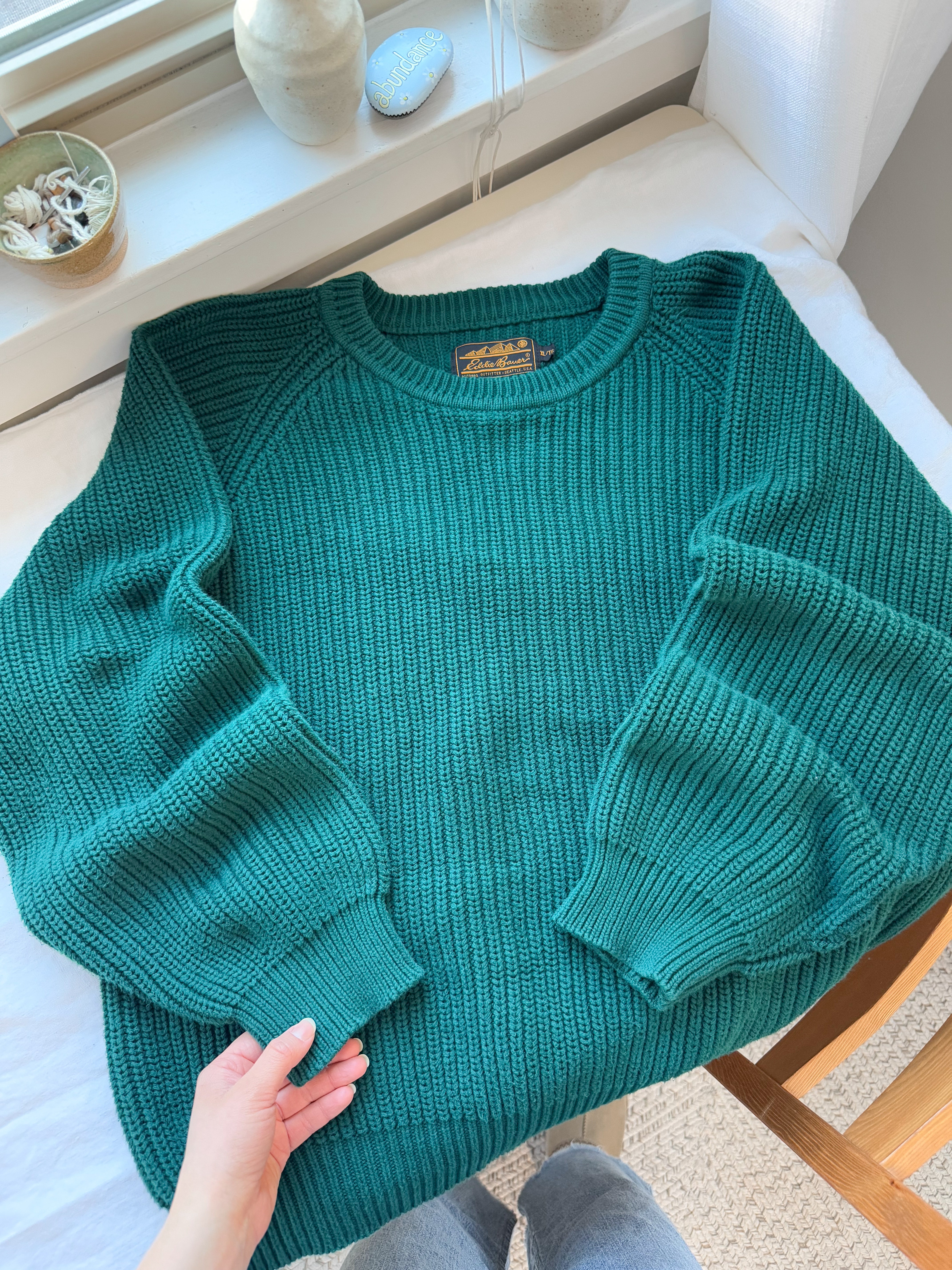 The Emerald Green Sweater (XL)