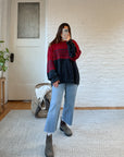 The Red & Charcoal Sweater (XL)