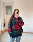 The Plaid Campfire Sweater (L)