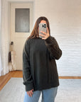 The Cozy Olive Sweater (L)
