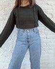 The Cozy Olive Sweater (L)
