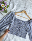 The Purple Lupine Blouse (L)