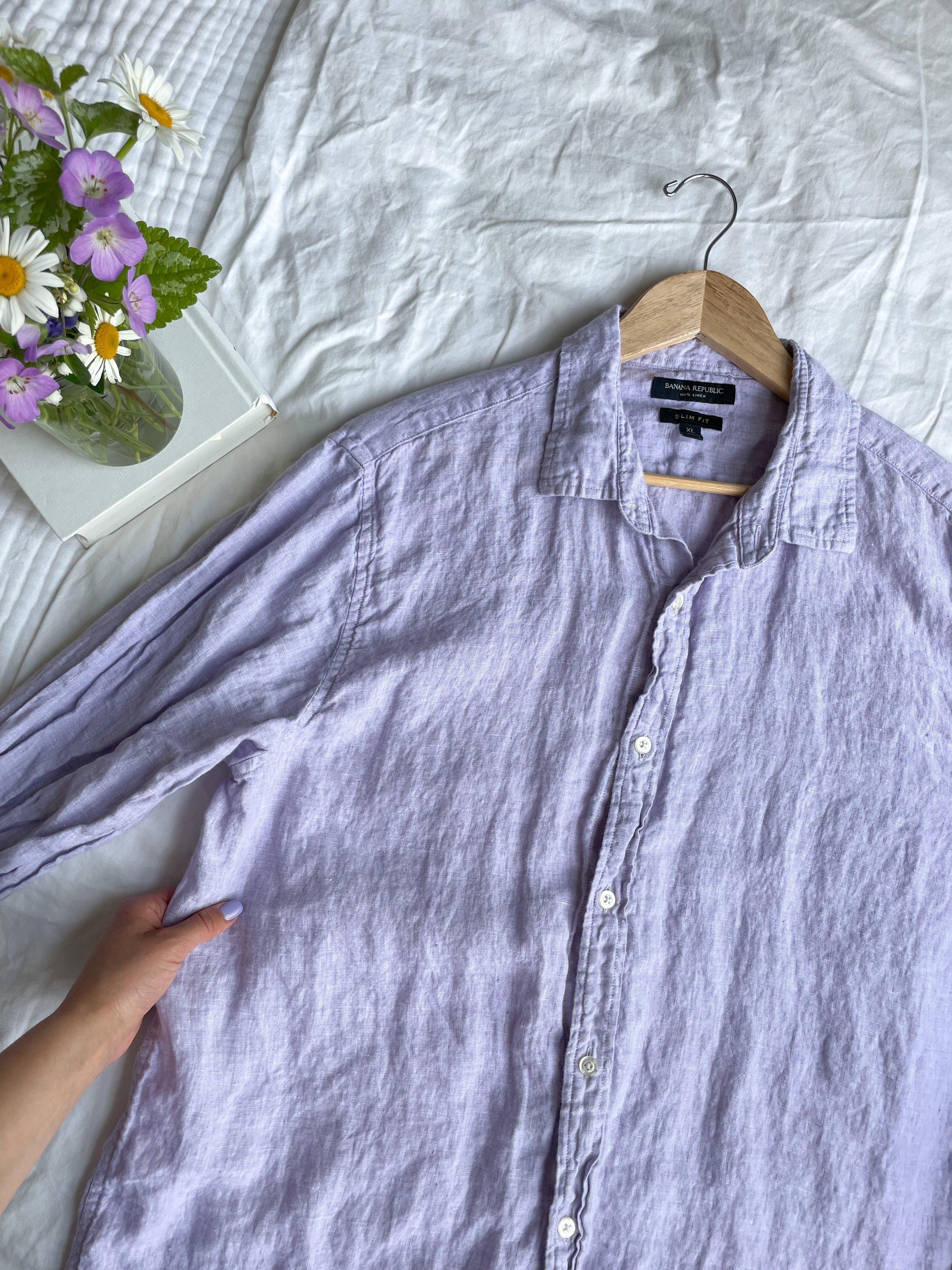 The Lavender Button Up (XL)