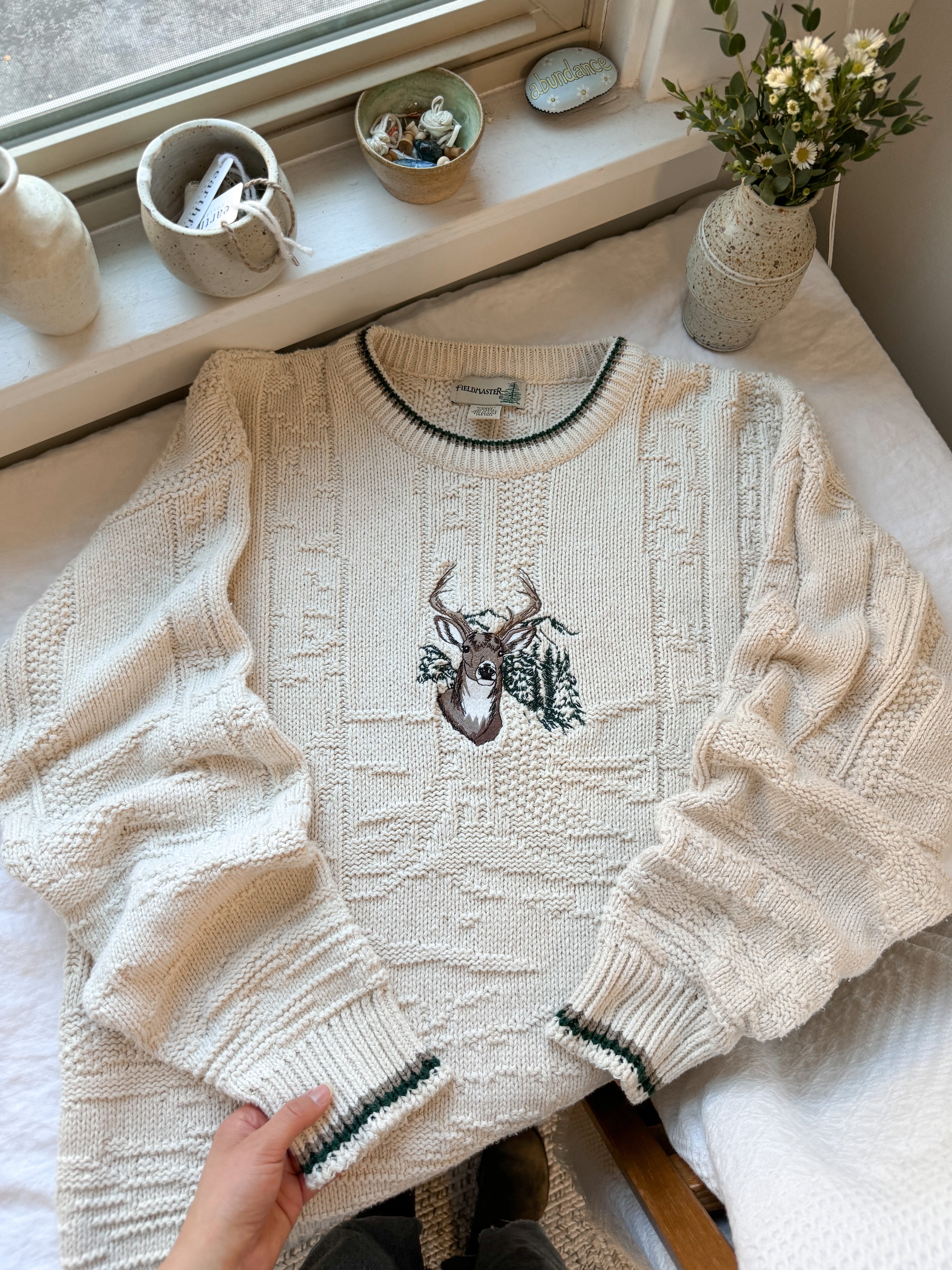 The Elk Textured Sweater (L)