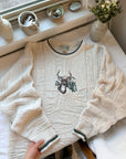 The Elk Textured Sweater (L)