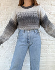 The Grey Toned Ombre Sweater (L)